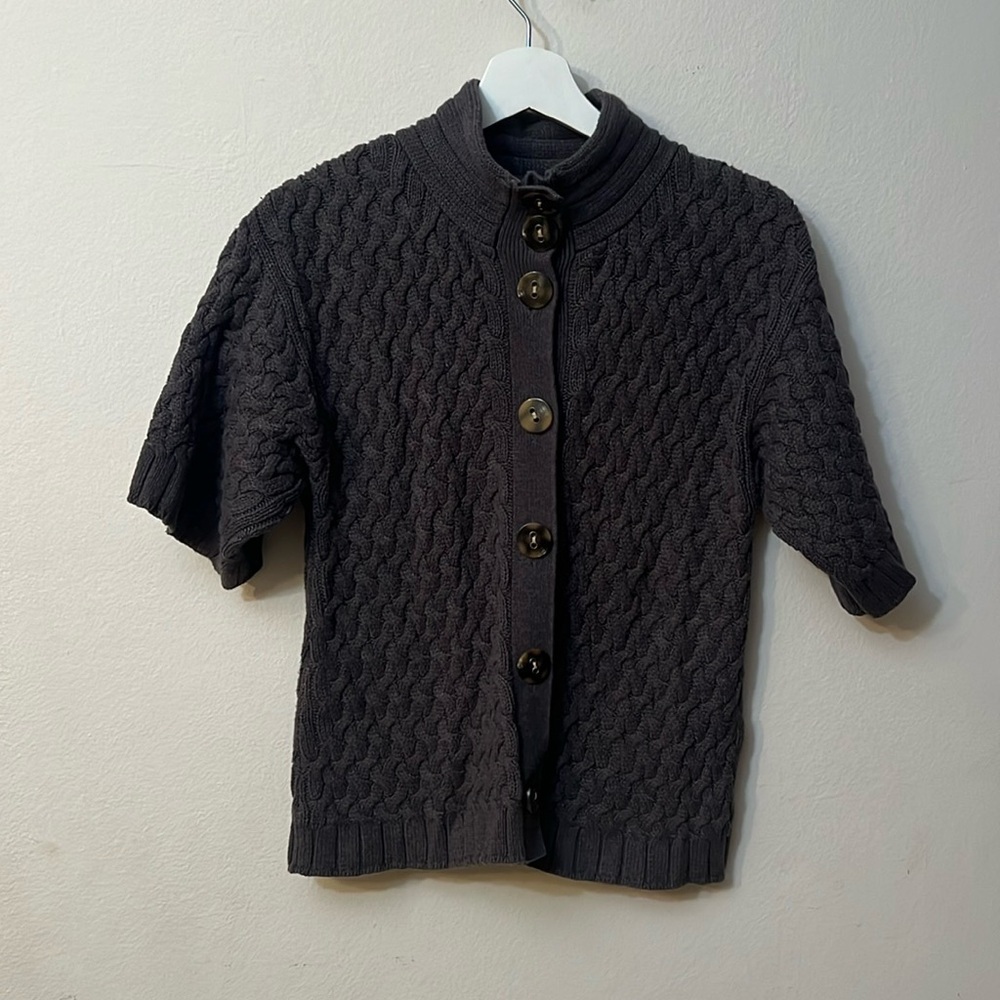 Style & co petite size M sweater button down